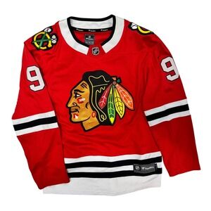 Connor Bedard Chicago Blackhawks Fanatics NHL Jersey Red Stitched Mens Medium
